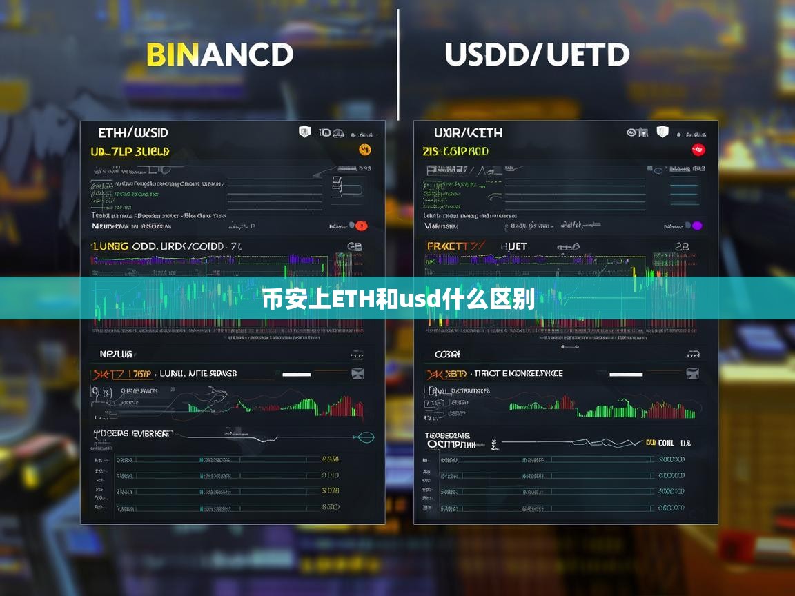 币安上ETH和USD的区别，全面解析加密货币与美元交易对