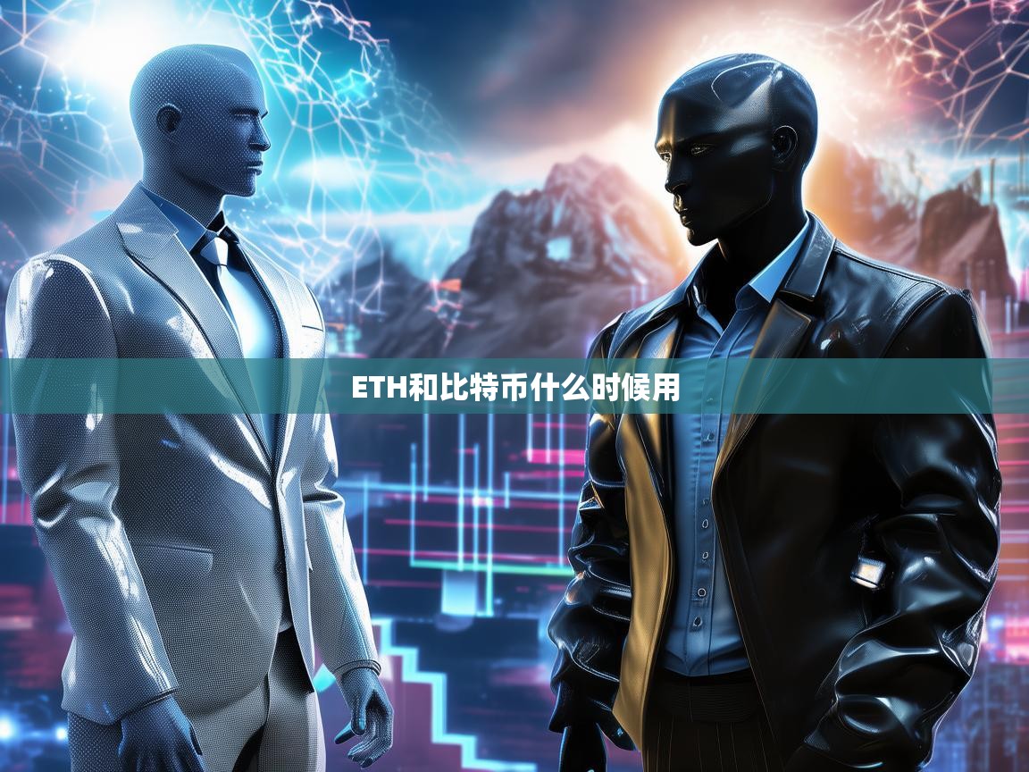 ETH和比特币什么时候用？了解两大加密货币的适用场景